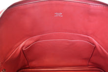 将图片加载到图库查看器，HERMES／BOLIDE 31 Clemence leather Rouge garance □Q刻印 Shoulder bag 800080099

