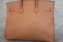 将图片加载到图库查看器，HERMES BIRKIN 35 Graine Couchevel leather Natural □A刻印 Hand bag 600070135
