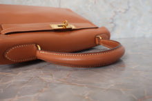 Load image into Gallery viewer, HERMES KELLY 28 Box carf leather Natural Hand bag 600090145
