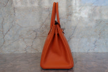 Load image into Gallery viewer, HERMES BIRKIN 30 Epsom leather Orange □K Engraving Hand bag 700090175
