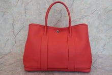 將圖片載入圖庫檢視器 HERMES／エルメス ガーデンパーティPM ネゴンダ ルージュピヴォワンヌ トートバッグ 800010169
