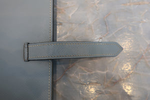 HERMES／エルメス ベアンスフレ ヴォーエプソン グレー □A刻印 財布 700080094