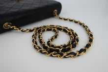 Load image into Gallery viewer, CHANEL Matelasse Full Flap Chain shoulder bag Lambskin Black/Gold hardware Shoulder bag 800090185
