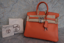 将图片加载到图库查看器，HERMES BIRKIN 25 Epsom leather Mango □P刻印 Hand bag 600090260
