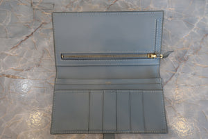 HERMES／エルメス ベアンスフレ ヴォーエプソン グレー □A刻印 財布 700080094