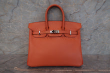 将图片加载到图库查看器，HERMES BIRKIN 25 Epsom leather Mango □P刻印 Hand bag 600090260
