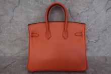 将图片加载到图库查看器，HERMES BIRKIN 25 Epsom leather Mango □P刻印 Hand bag 600090260
