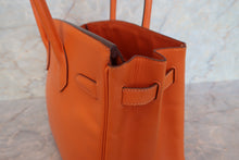 Load image into Gallery viewer, HERMES BIRKIN 30 Epsom leather Orange □K Engraving Hand bag 700090175
