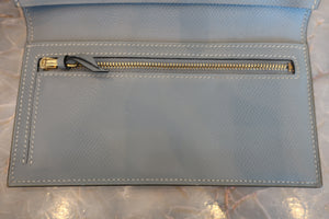 HERMES／エルメス ベアンスフレ ヴォーエプソン グレー □A刻印 財布 700080094