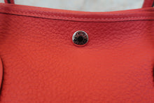 將圖片載入圖庫檢視器 HERMES／エルメス ガーデンパーティPM ネゴンダ ルージュピヴォワンヌ トートバッグ 800010169

