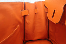 Load image into Gallery viewer, HERMES BIRKIN 30 Epsom leather Orange □K Engraving Hand bag 700090175
