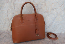 Load image into Gallery viewer, HERMES BOLIDE 35 Graine Couchevel leather Gold 〇Y Engraving Shoulder bag 700050114
