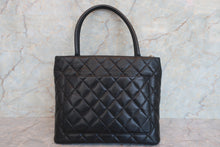 將圖片載入圖庫檢視器 CHANEL/シャネル 復刻トート キャビアスキン ブラック/シルバー金具 トートバッグ 700060030
