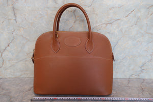 HERMES BOLIDE 35 Graine Couchevel leather Gold 〇Y Engraving Shoulder bag 700050114