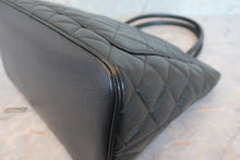 將圖片載入圖庫檢視器 CHANEL/シャネル 復刻トート キャビアスキン ブラック/シルバー金具 トートバッグ 700060030

