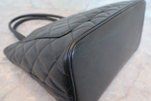 將圖片載入圖庫檢視器 CHANEL/シャネル 復刻トート キャビアスキン ブラック/シルバー金具 トートバッグ 700060030
