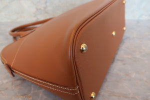 HERMES BOLIDE 35 Graine Couchevel leather Gold 〇Y Engraving Shoulder bag 700050114