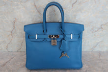 将图片加载到图库查看器，HERMES BIRKIN 25 Epsom leather Mykonos □O刻印 Hand bag 600070136
