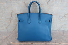 将图片加载到图库查看器，HERMES BIRKIN 25 Epsom leather Mykonos □O刻印 Hand bag 600070136
