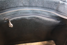 將圖片載入圖庫檢視器 CHANEL/シャネル 復刻トート キャビアスキン ブラック/シルバー金具 トートバッグ 700060030
