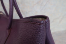 将图片加载到图库查看器，HERMES GARDEN PARTY PM Negonda leather Cassis □P刻印 Tote bag 600090270
