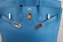 将图片加载到图库查看器，HERMES BIRKIN 25 Epsom leather Mykonos □O刻印 Hand bag 600070136
