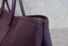 将图片加载到图库查看器，HERMES GARDEN PARTY PM Negonda leather Cassis □P刻印 Tote bag 600090270
