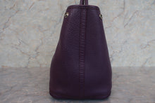 将图片加载到图库查看器，HERMES GARDEN PARTY PM Negonda leather Cassis □P刻印 Tote bag 600090270
