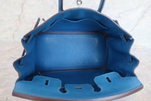 Load image into Gallery viewer, HERMES BIRKIN 25 Epsom leather Mykonos □O Engraving Hand bag 600070136
