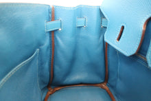 Load image into Gallery viewer, HERMES BIRKIN 25 Epsom leather Mykonos □O Engraving Hand bag 600070136
