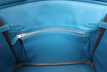 将图片加载到图库查看器，HERMES BIRKIN 25 Epsom leather Mykonos □O刻印 Hand bag 600070136
