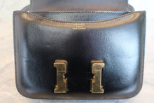 Load image into Gallery viewer, HERMES CONSTANCE MINI Box carf leather Black Shoulder bag 700120115
