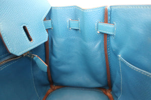 HERMES BIRKIN 25 Epsom leather Mykonos □O刻印 Hand bag 600070136