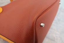 画像をギャラリービューアに読み込む, HERMES／エルメス ピコタンロックタッチＭＭ トリヨンクレマンス/ヴォースイフト キュイーブル/ジョーヌドール X刻印 ハンドバッグ 800020266
