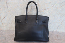 Load image into Gallery viewer, HERMES BIRKIN 35 Clemence leather Black Hand bag 700050262
