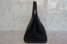 Load image into Gallery viewer, HERMES BIRKIN 35 Clemence leather Black Hand bag 700050262
