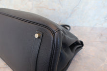 Load image into Gallery viewer, HERMES BIRKIN 35 Clemence leather Black Hand bag 700050262
