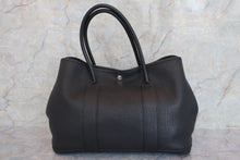 将图片加载到图库查看器，HERMES GARDEN PARTY PM Negonda leather Black □K刻印 Tote bag 600070123
