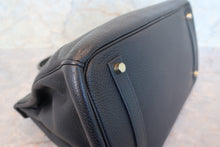 Load image into Gallery viewer, HERMES BIRKIN 35 Clemence leather Black Hand bag 700050262
