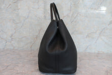 将图片加载到图库查看器，HERMES GARDEN PARTY PM Negonda leather Black □K刻印 Tote bag 600070123
