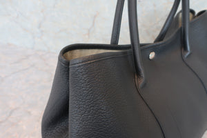 HERMES GARDEN PARTY PM Negonda leather Black □K刻印 Tote bag 600070123