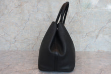 将图片加载到图库查看器，HERMES GARDEN PARTY PM Negonda leather Black □K刻印 Tote bag 600070123
