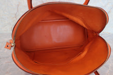 将图片加载到图库查看器，HERMES BOLIDE 35 Clemence leather Orange □G刻印 Hand bag 600080197
