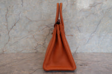 Load image into Gallery viewer, HERMES BIRKIN 25 Chevre myzore goatskim Orange □H Engraving Hand bag 700120086
