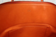 将图片加载到图库查看器，HERMES BOLIDE 35 Clemence leather Orange □G刻印 Hand bag 600080197
