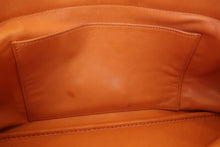 将图片加载到图库查看器，HERMES BOLIDE 35 Clemence leather Orange □G刻印 Hand bag 600080197
