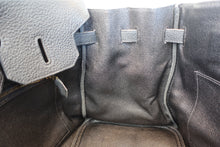 Load image into Gallery viewer, HERMES BIRKIN 35 Clemence leather Black Hand bag 700050262
