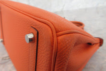 画像をギャラリービューアに読み込む, HERMES／エルメス バーキン25 トゴ オレンジ □K刻印 ハンドバッグ 700020151

