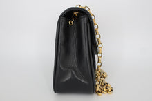 画像をギャラリービューアに読み込む, CHANEL/シャネル マトラッセチェーンショルダーバッグ ラムスキン ブラック/ゴールド金具 ショルダーバッグ 800100068
