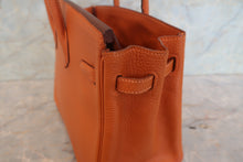 Load image into Gallery viewer, HERMES BIRKIN 25 Chevre myzore goatskim Orange □H Engraving Hand bag 700120086
